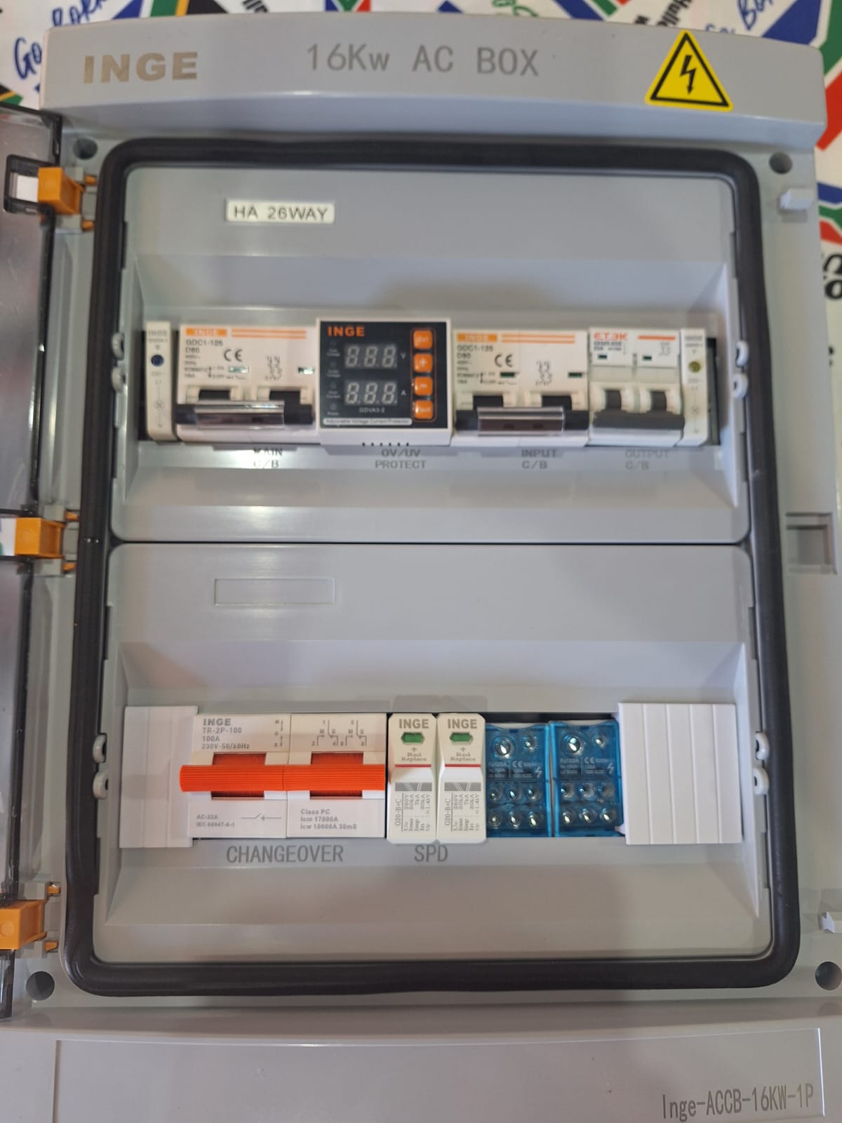 16 KW Pre Wired AC DB Box