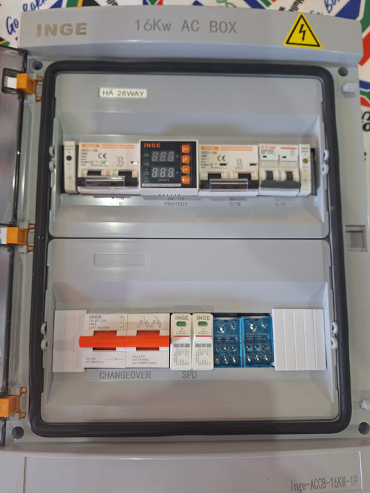 16 KW Pre Wired AC DB Box