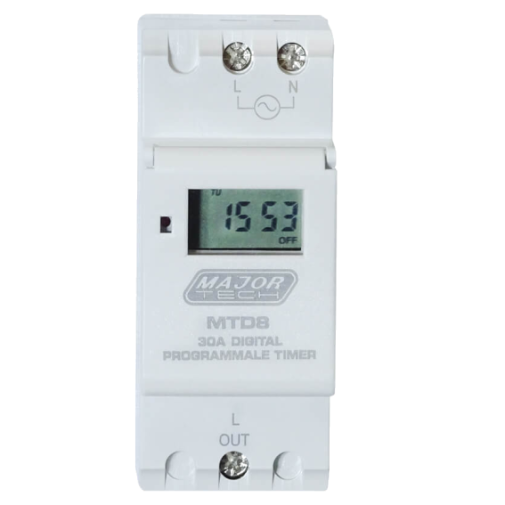 Major-Tech MTD8 Digital Timer - POCO Solar