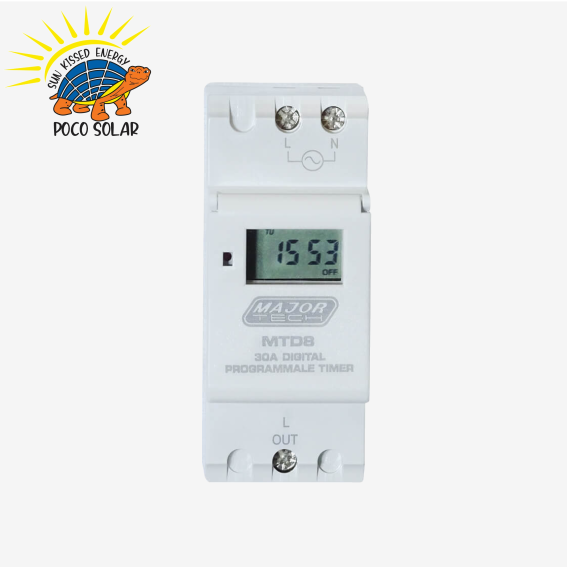 Major-Tech MTD8 Digital Timer - POCO Solar